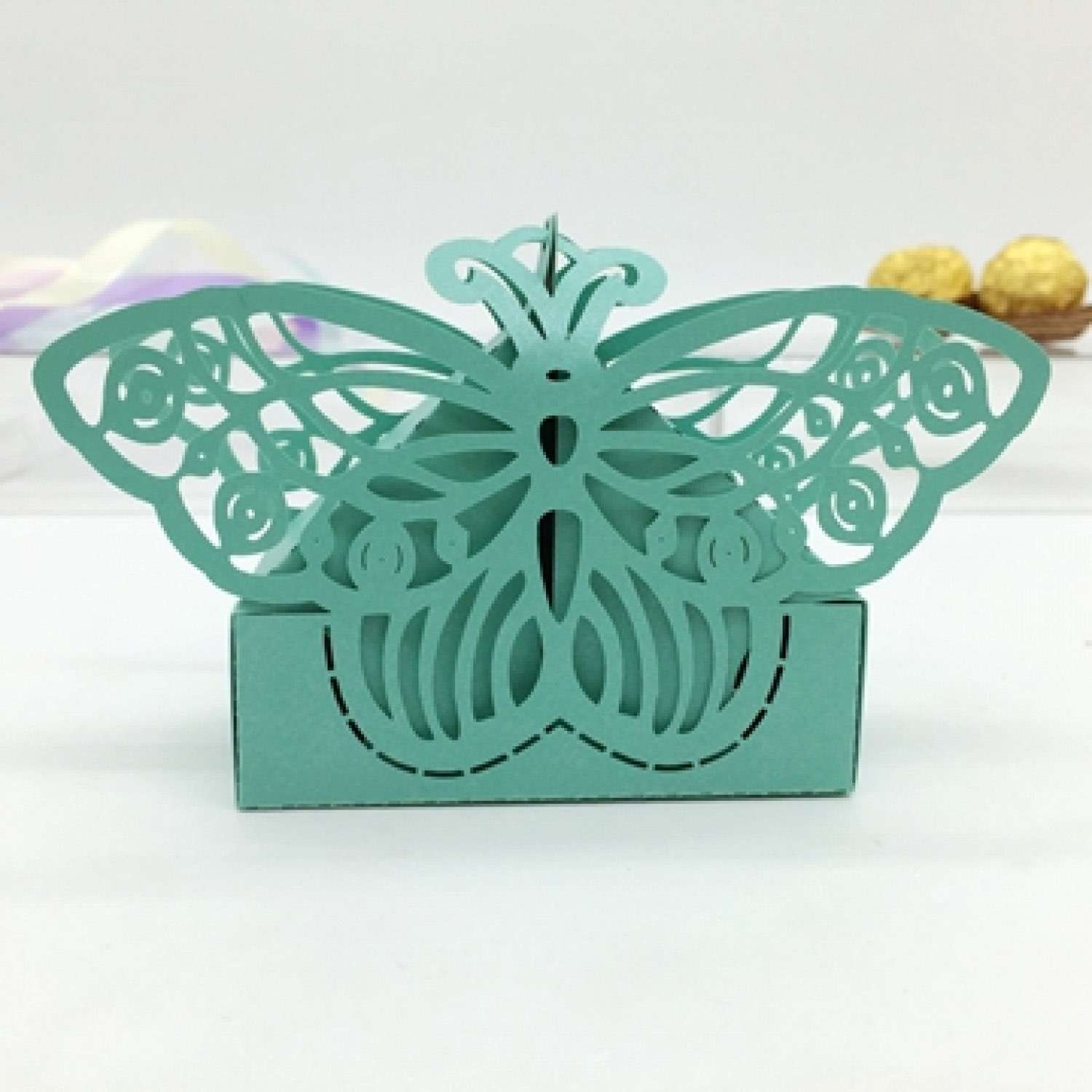 Butterfly Candy Box Laser Cut Paper Delicate Box Customized